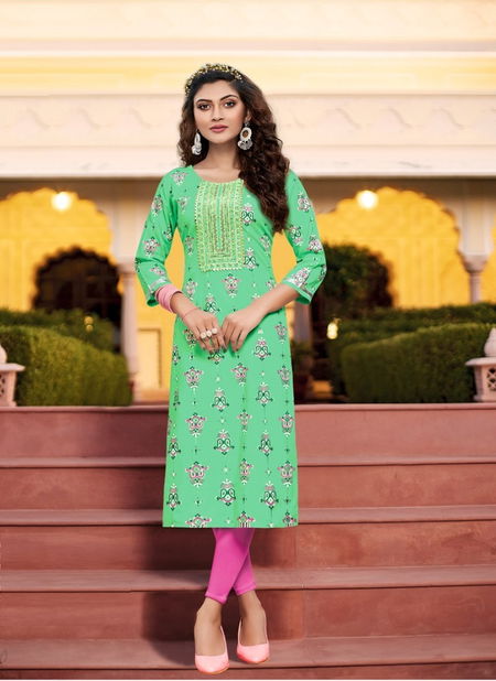 Victorias Vol 7 By Diya Trends Ethnic Wear Wholesale Embroidery Kurtis Catalog
 Catalog